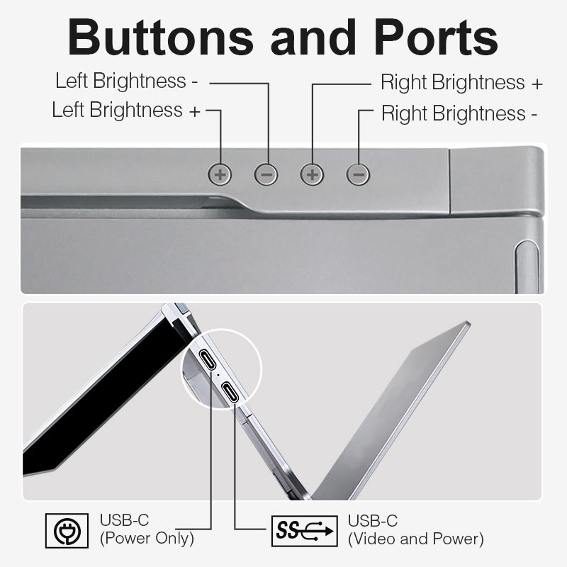 Ecran Duo 14" - 16:10 - 1920*1200 - Full HD